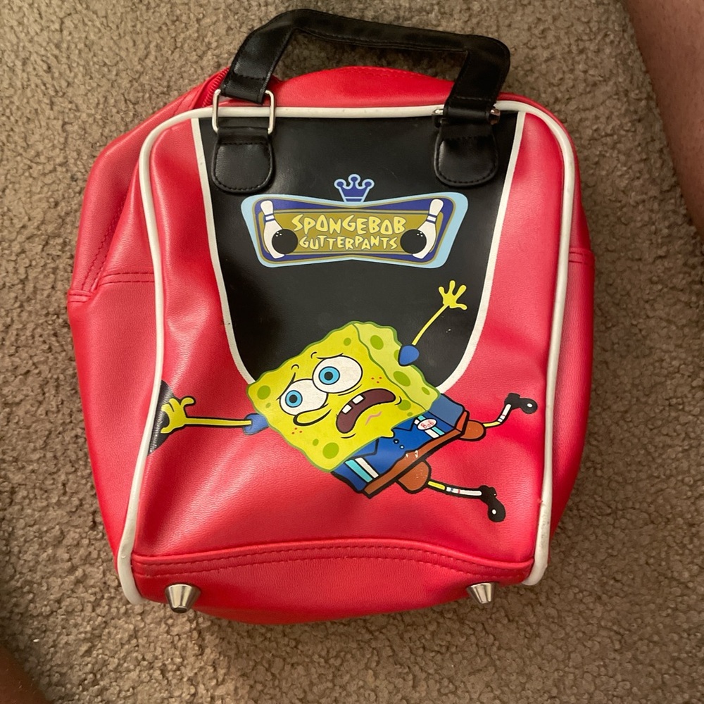 SpongeBob SquarePants Gutterpants Red and Black Bag